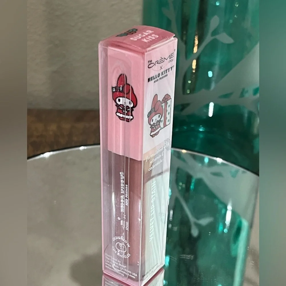 The Crème Shop x Hello Kitty Velvet Lip Stain in Sugar Kiss, new!
